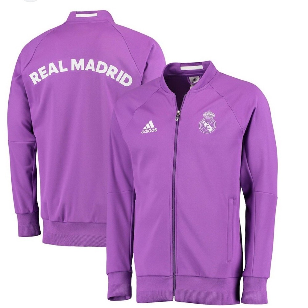 Adidas Real Madrid athem jacket for men LARGE